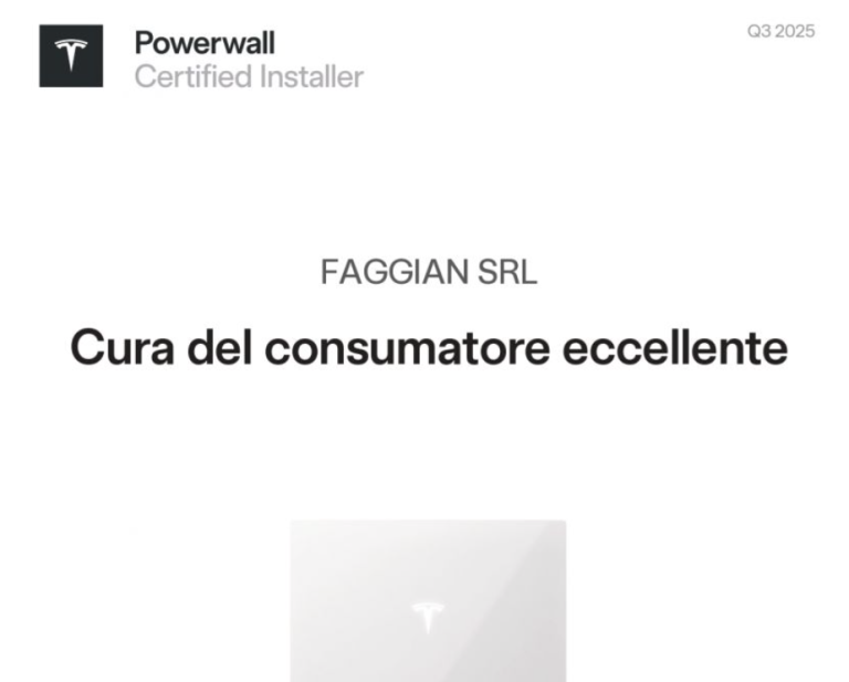 RICONOSCIMENTO TESLA